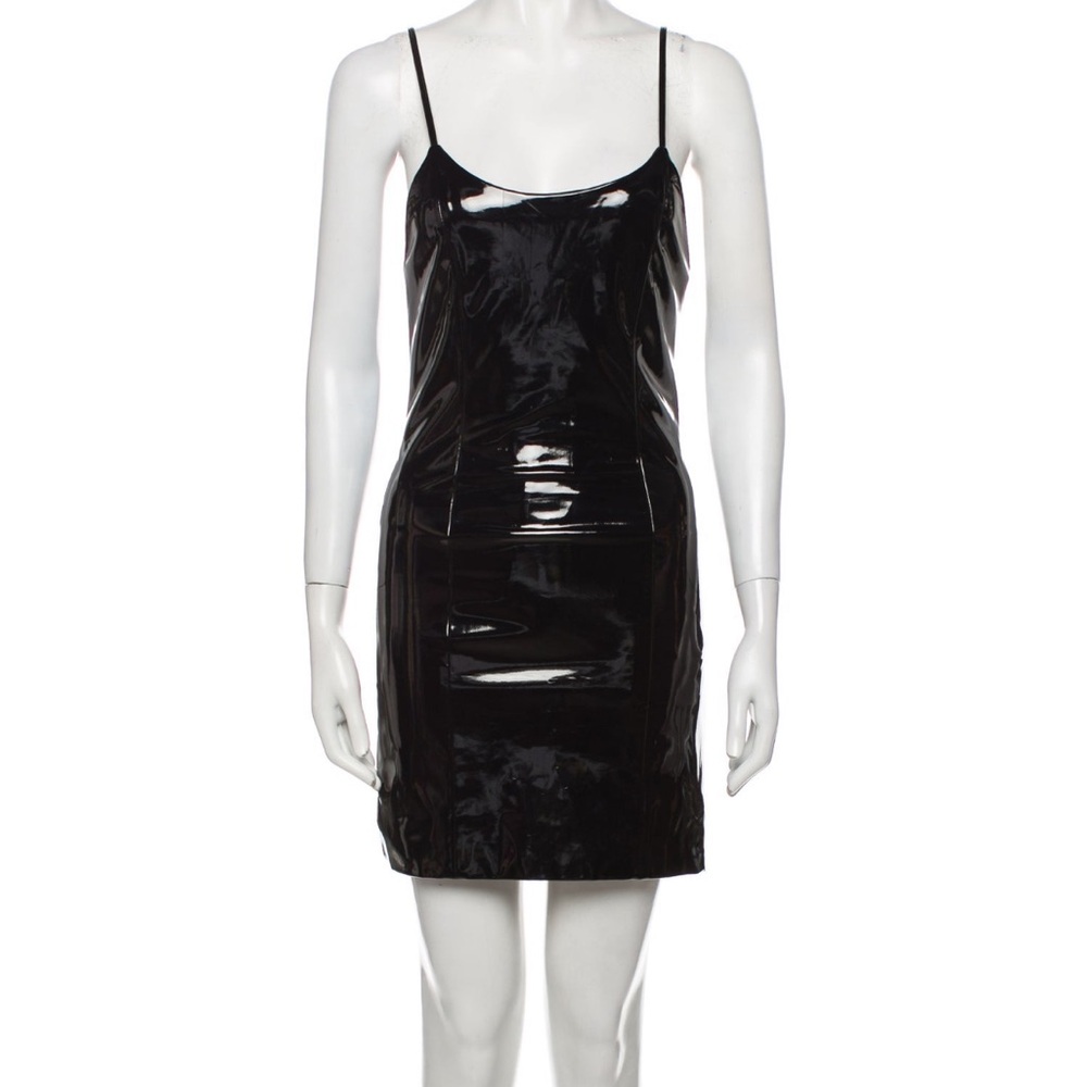 Alice and Olivia Patent Leather Dress